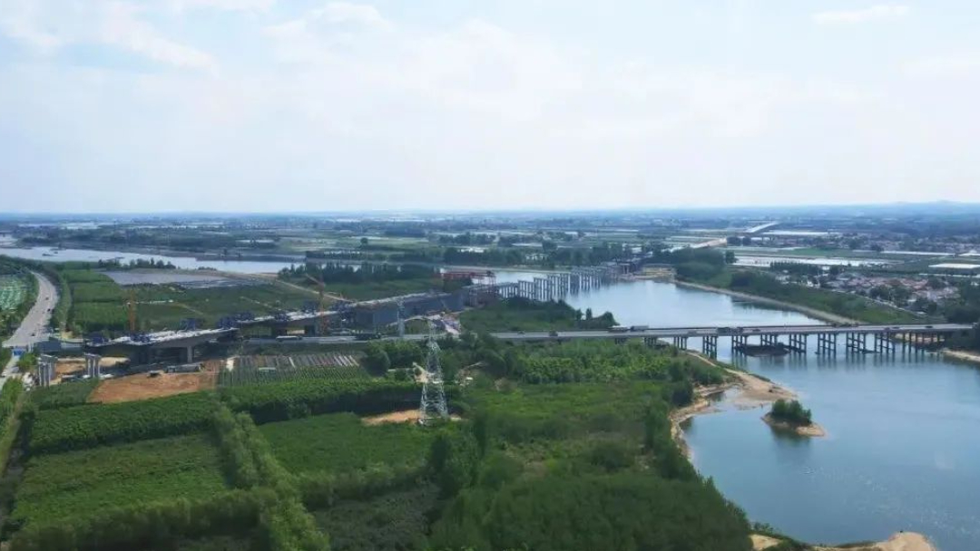 Weifang Qingdao autoroute Weihe pont Cantilever forme projet voyageur