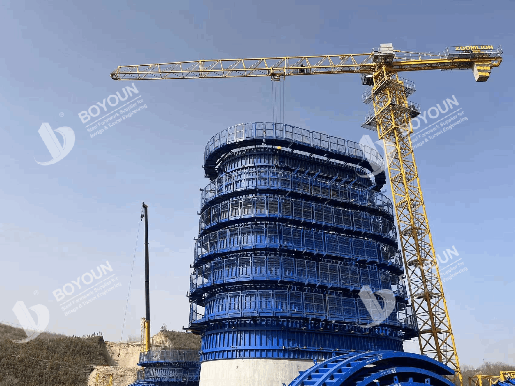 Pier coffrage vidéo