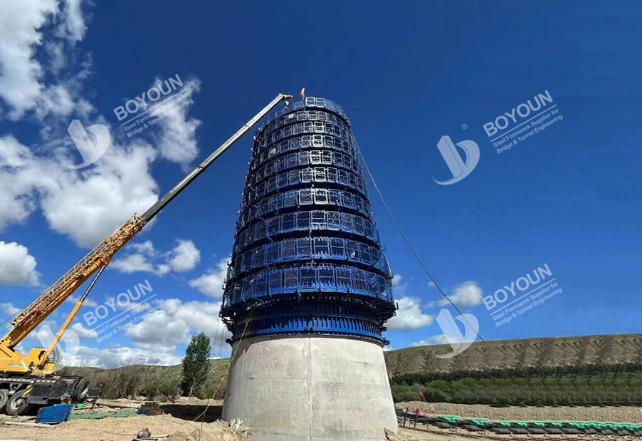 Duolun River Bridge Pier cas de coffrage