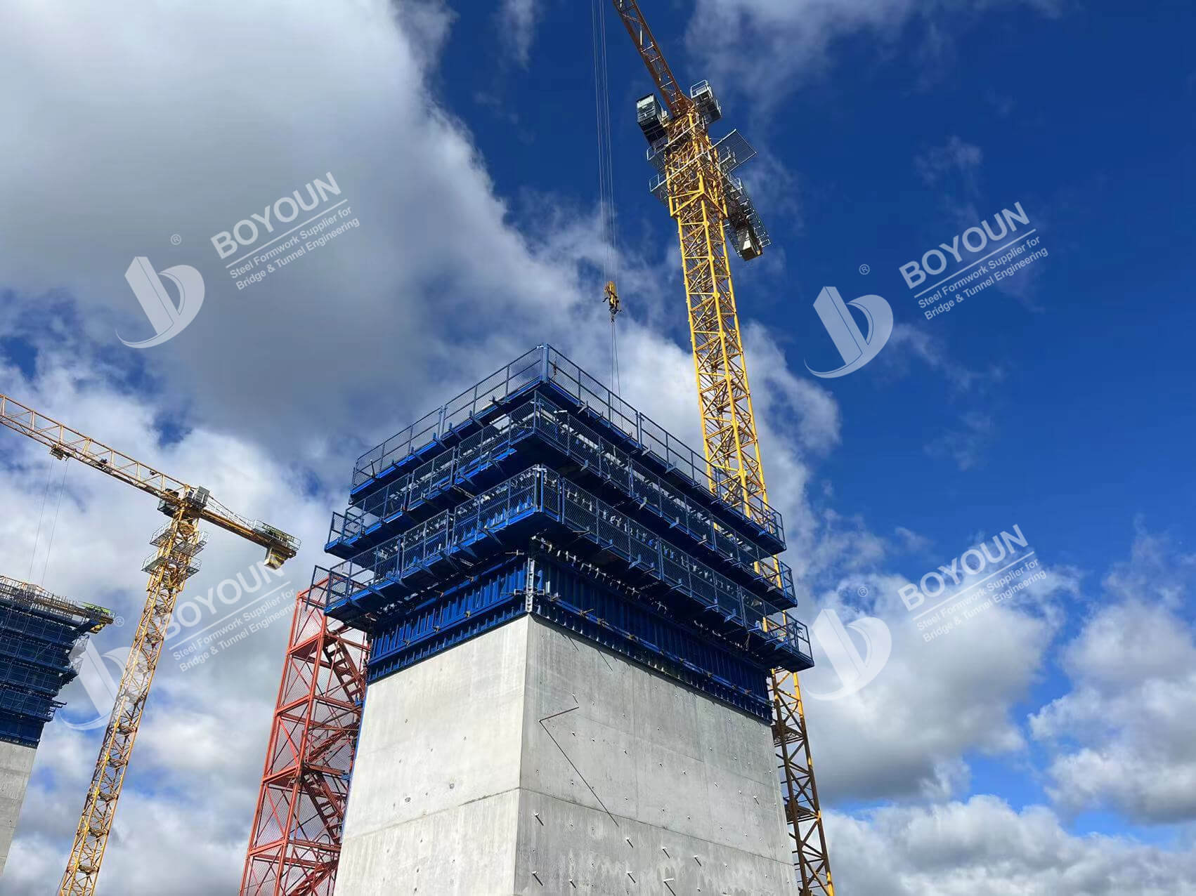 Duolun River Bridge Pier cas de coffrage