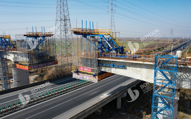 Dafeng Port Railway Crossing Bridge Light forme voyageur cas