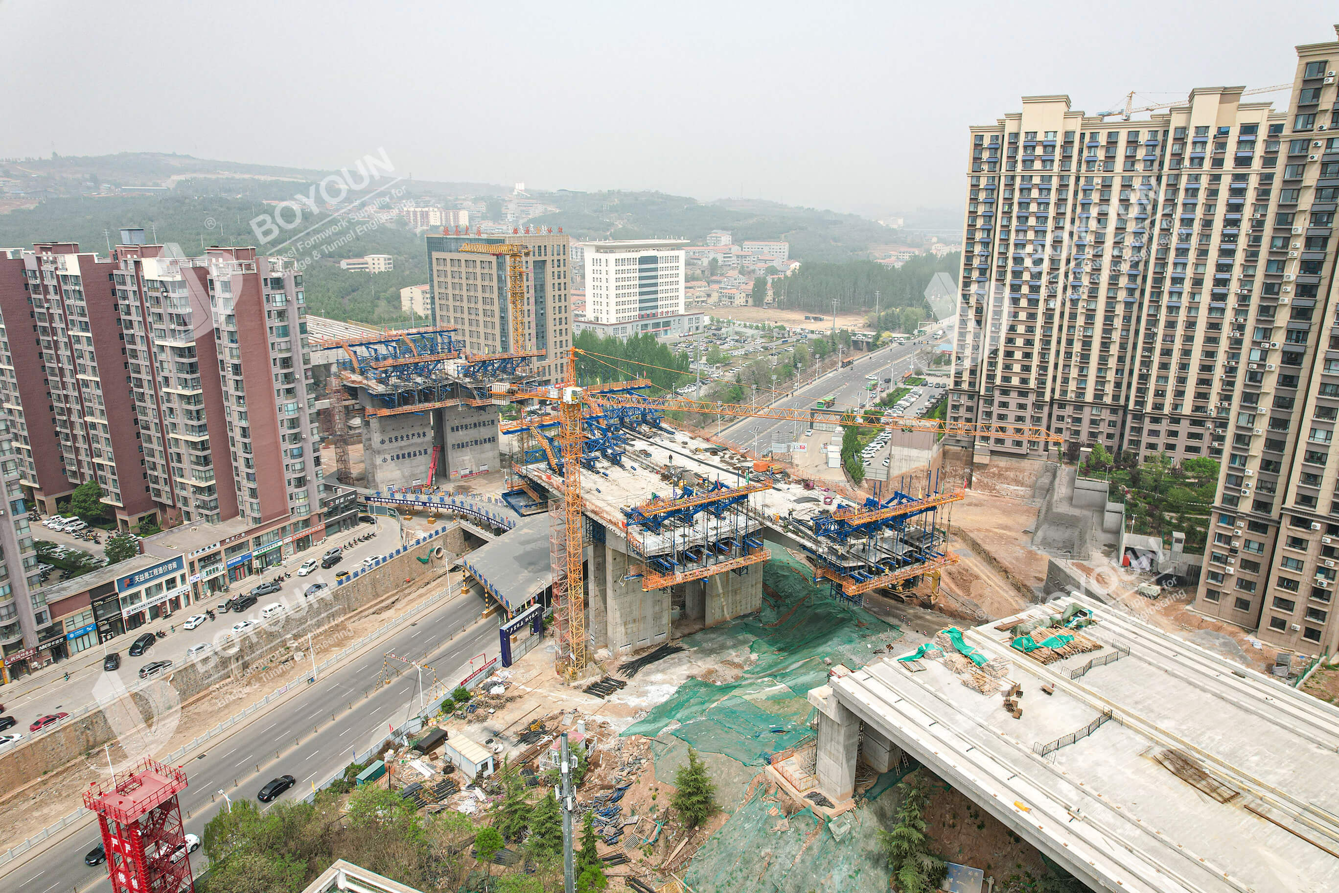 Kunlun pont Cantilever forme projet voyageur