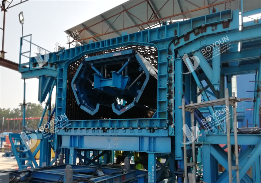 Caisson unique caisson segmentaire à cellule unique coffrage de poutre