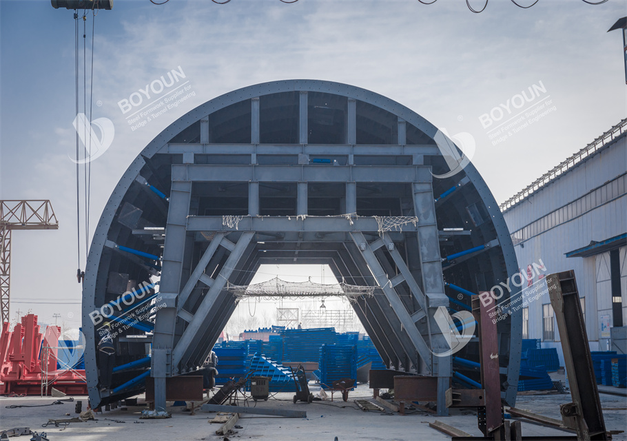 Chariot de revêtement du Tunnel