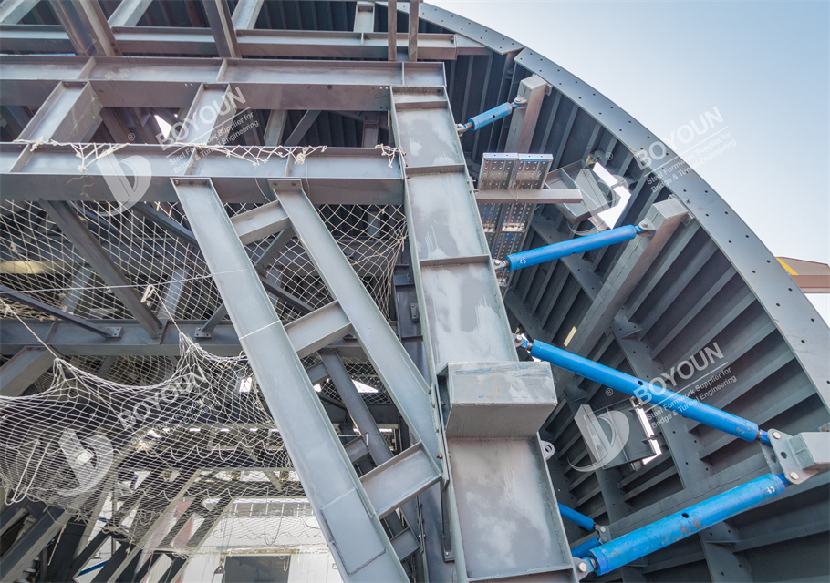 Chariot de revêtement du Tunnel