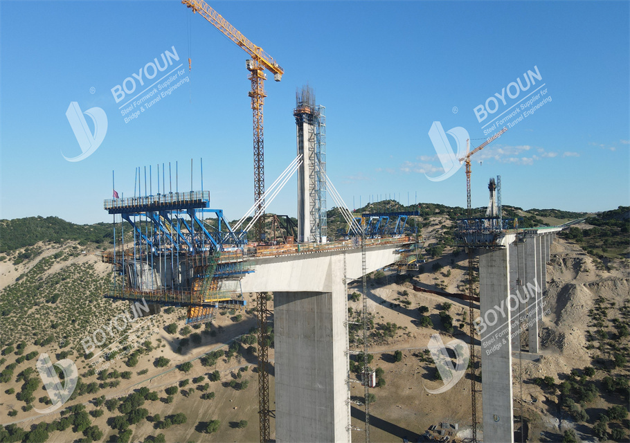 Voyageur de forme de Cantilever avec la portée principale plus de 200 mètres