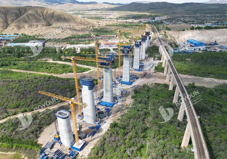 Coffrage de jetée creuse circulaire