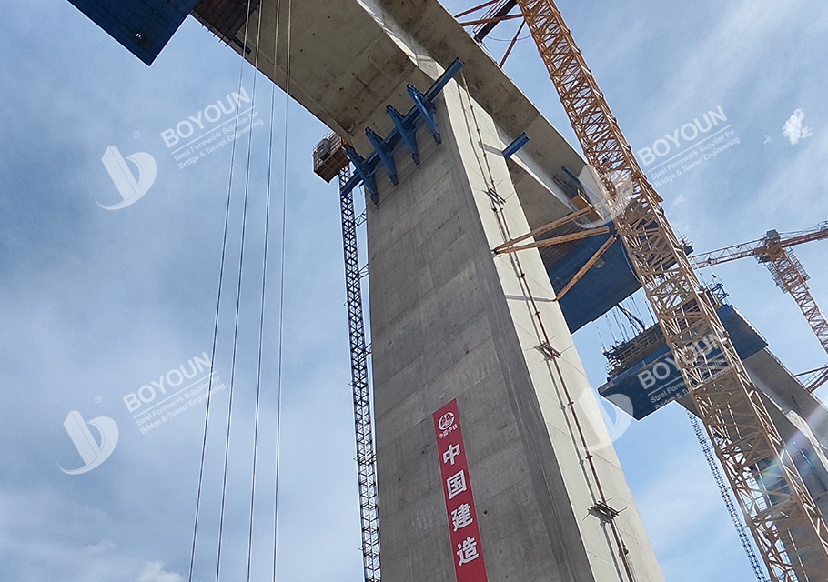 Square Solid Pier coffrage