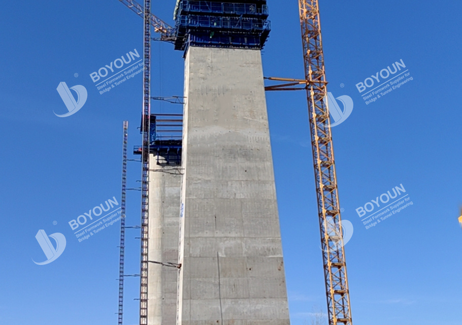 Square Solid Pier coffrage