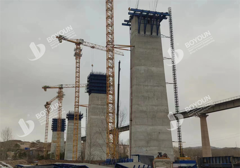 Square Solid Pier coffrage