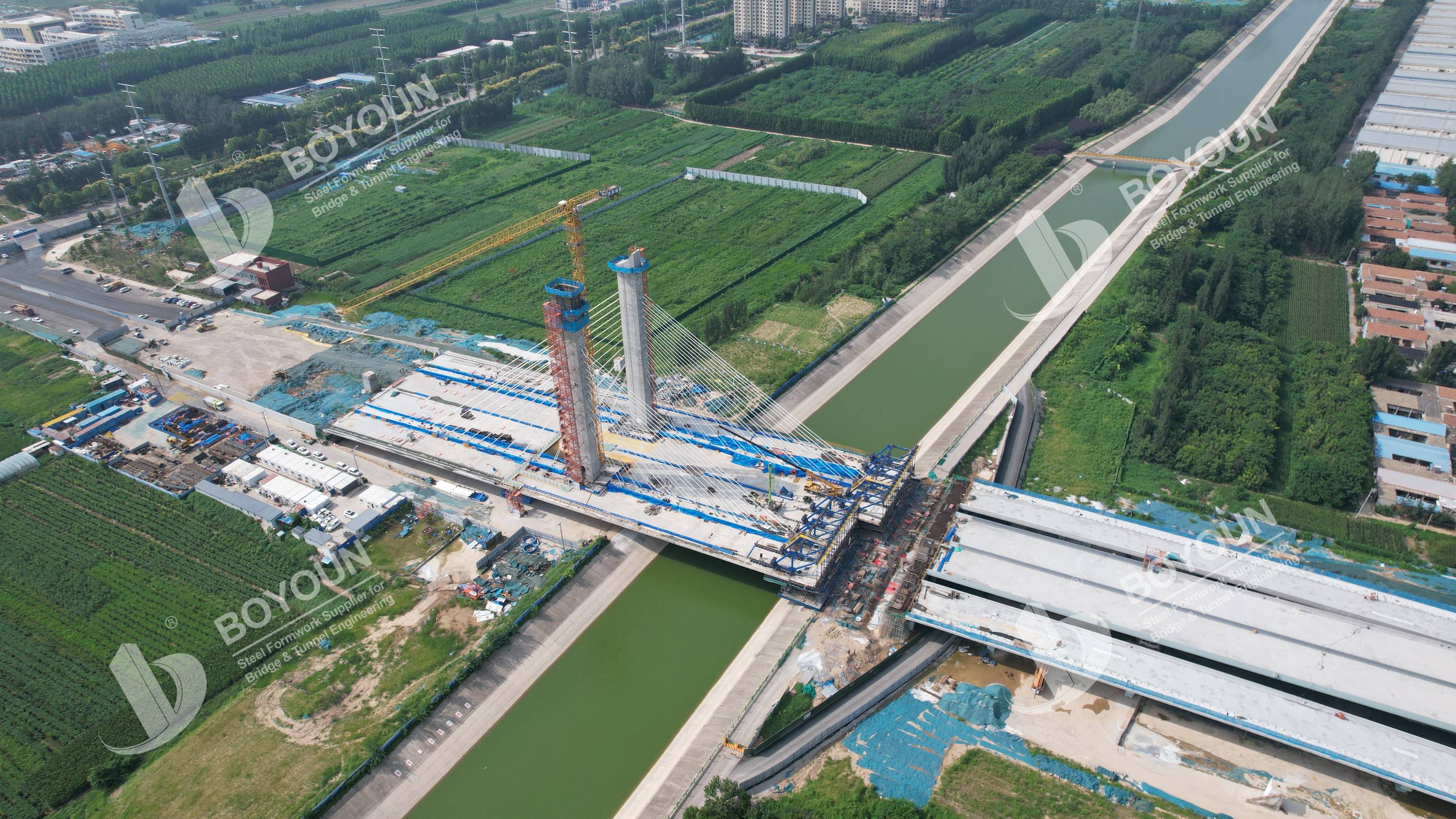 Application de la technologie de Construction continue de ponts à longue portée