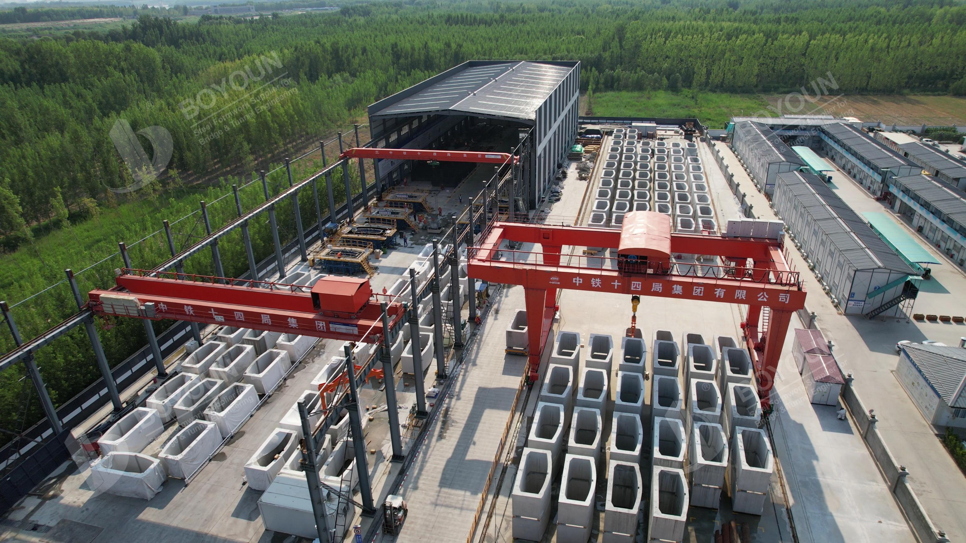 Processus du projet de Tunnel traversant la rivière jaune de la route Huanggang