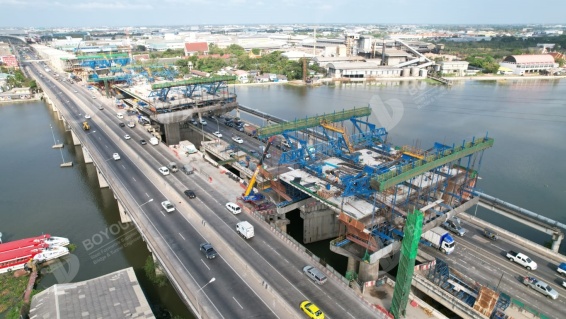 Contrôle de la qualité de la Construction en porte-à-faux pour ponts à poutres continues précontraintes de longue portée