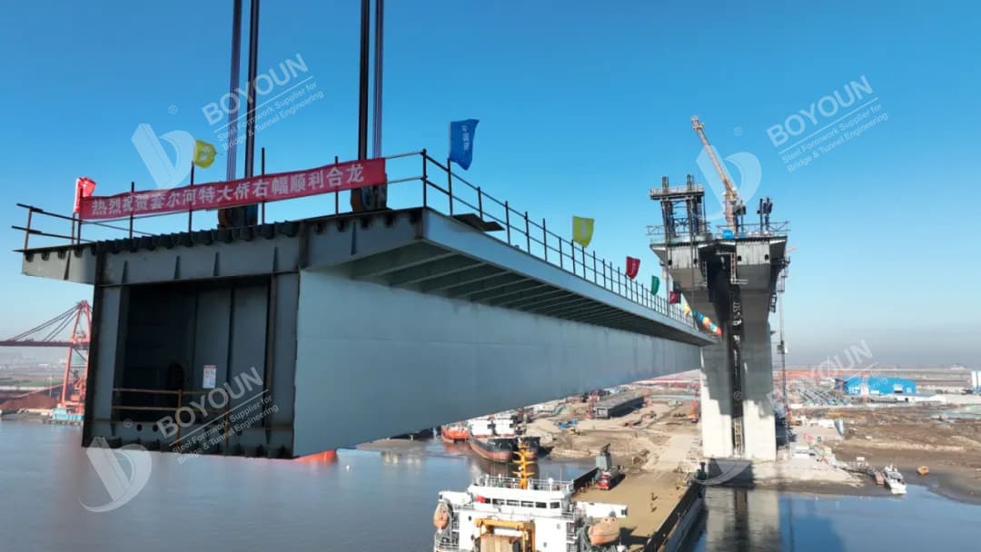 Technologies de Construction clés pour les ponts courbés à poutres en acier