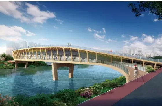 Pont en treillis d’acier