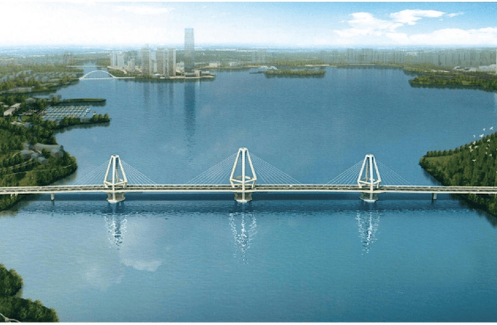 Pont à poutrelles en acier