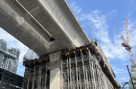Cinq Technologies clés pour la Construction de poutres de caisson coulées en place