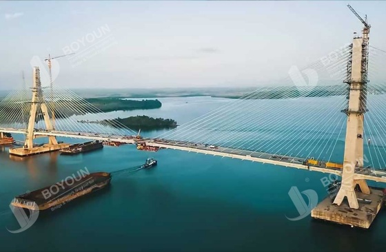 Contrôle de la qualité pour la Construction de ponts à haubans